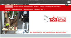 Desktop Screenshot of hottrend.at